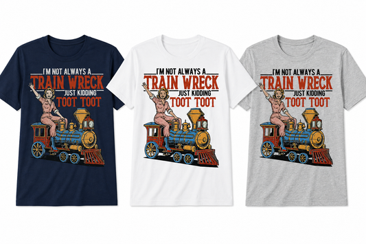 'Train Wreck' Tee (Multiple Colors)