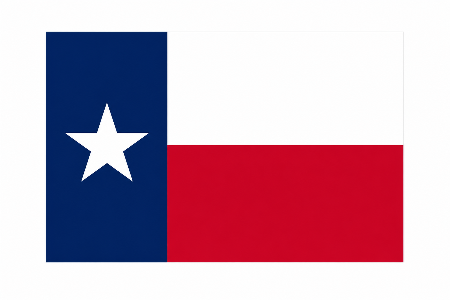 Vinyl 'Texas Flag' Sticker