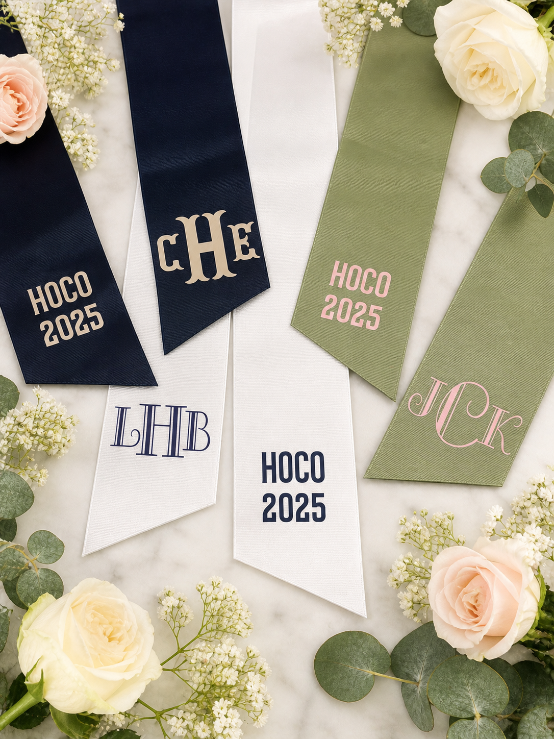 Floral Bouquet Ribbons