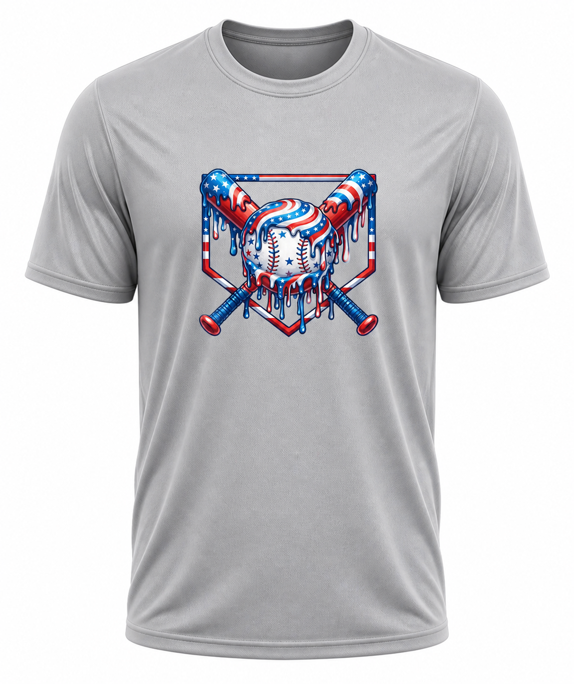 'Baseball Drip' YOUTH Performance Tee (Multiple Colors)