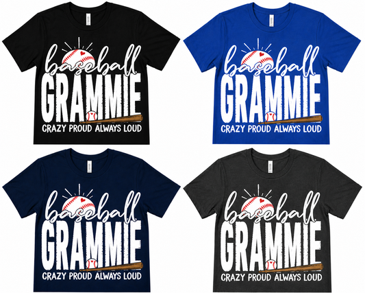 'Baseball Grammie' Distressed Tee