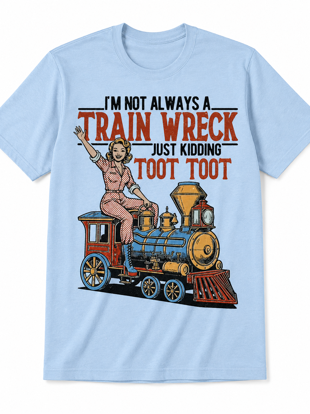 'Train Wreck' Tee (Multiple Colors)