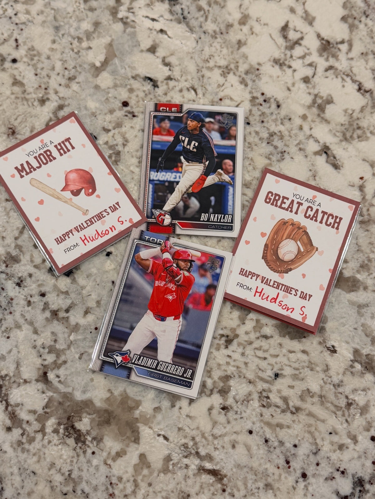 'Baseball Card' Valentine