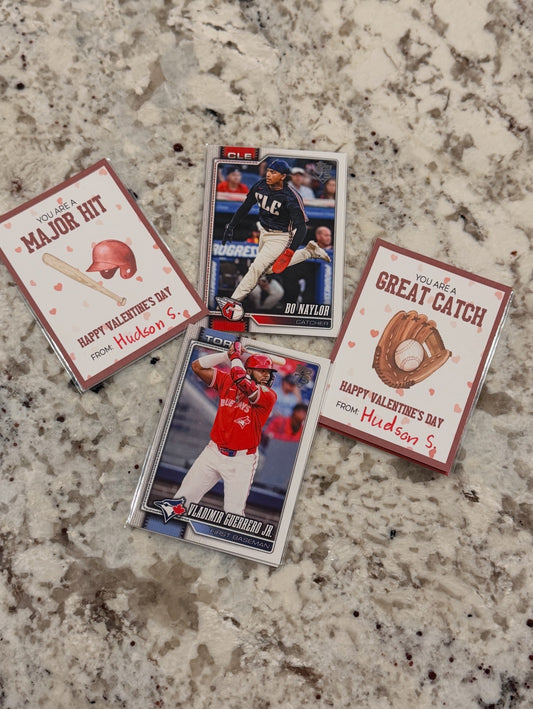 'Baseball Card' Valentine