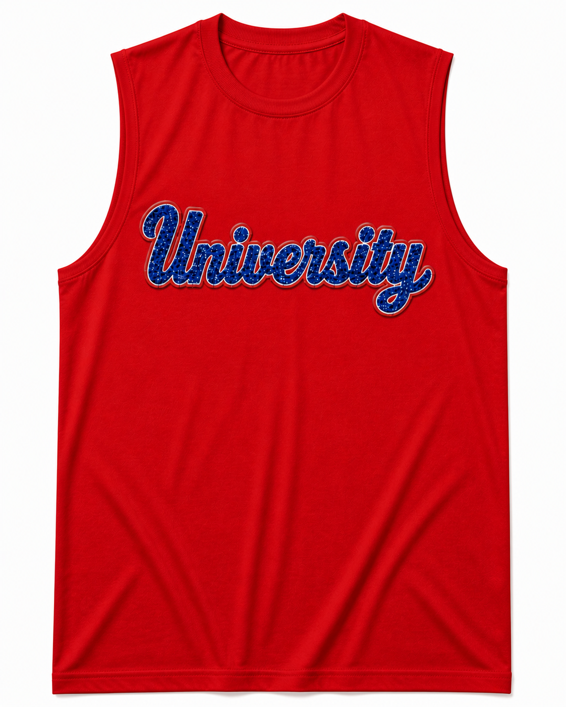 (Pre-Order) 'University Blue' Script Sequin YOUTH Tank (Multiple Colors)
