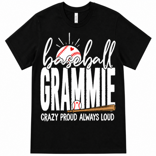 'Baseball Grammie' Distressed Tee