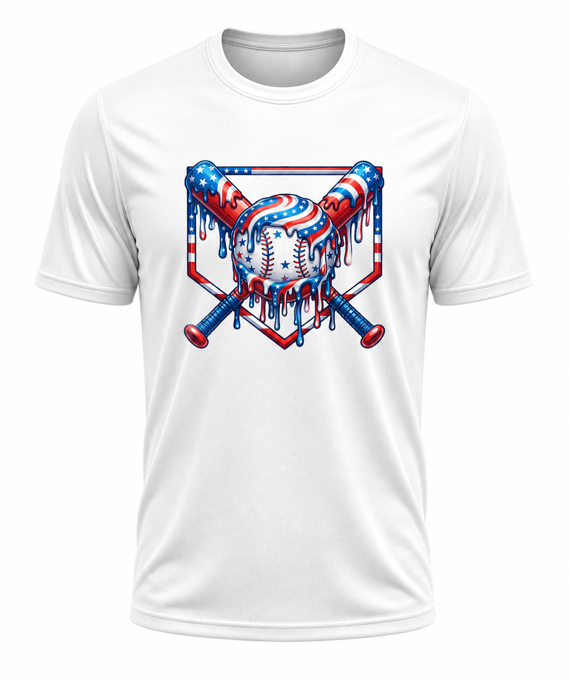'Baseball Drip' YOUTH Performance Tee (Multiple Colors)
