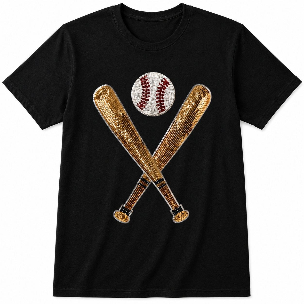 'Baseball Bling' Sequin Tank or Tee