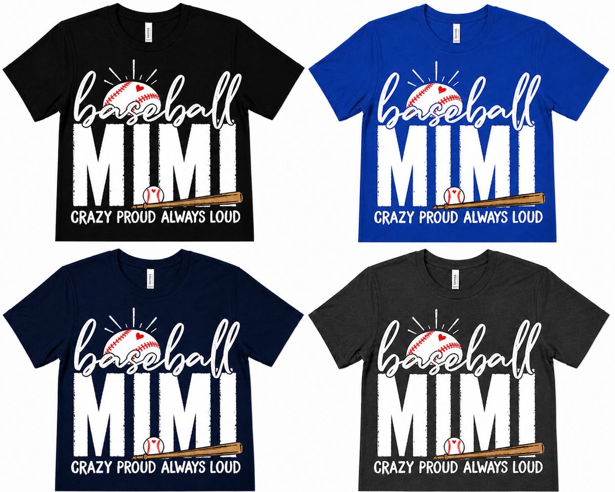'Baseball Mimi' Distressed Tee