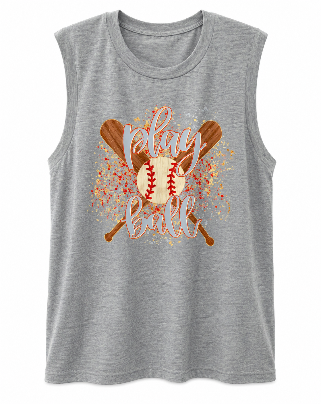 'Play Ball' Tank or Tee (Multiple Colors)