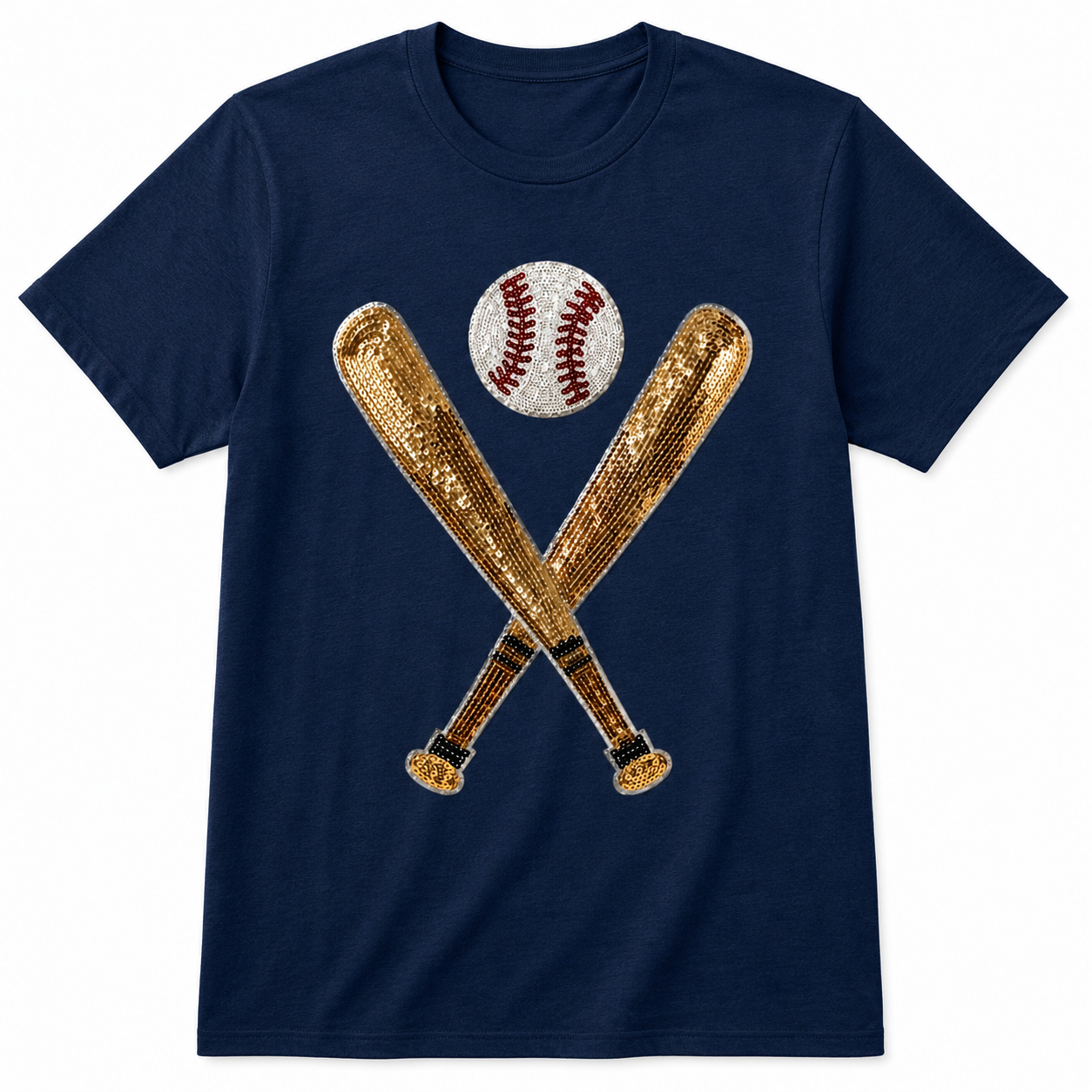 'Baseball Bling' Sequin Tank or Tee