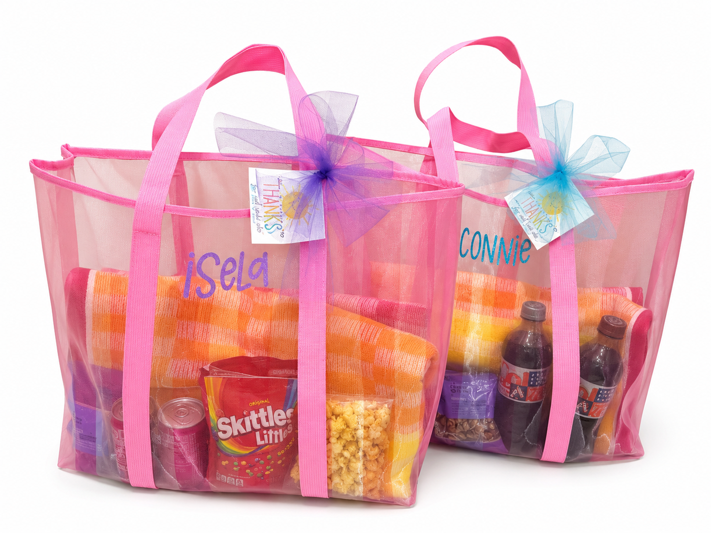 Personalized Mesh Beach Bag