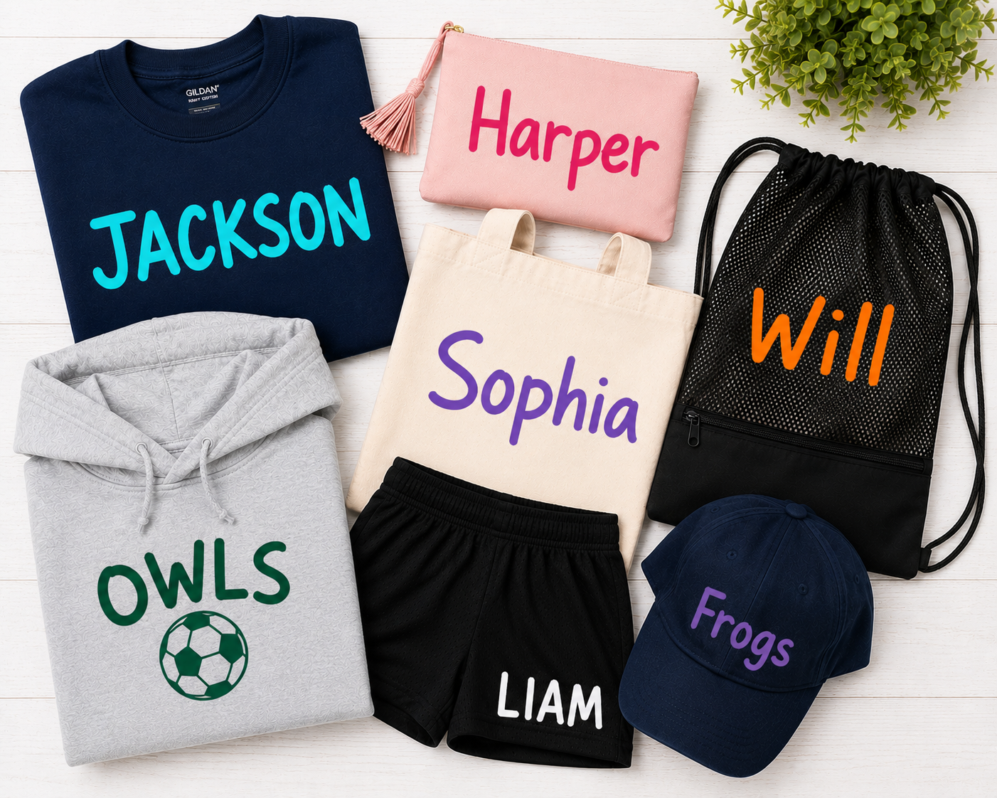 Custom 'Name' Heat Transfer Vinyl
