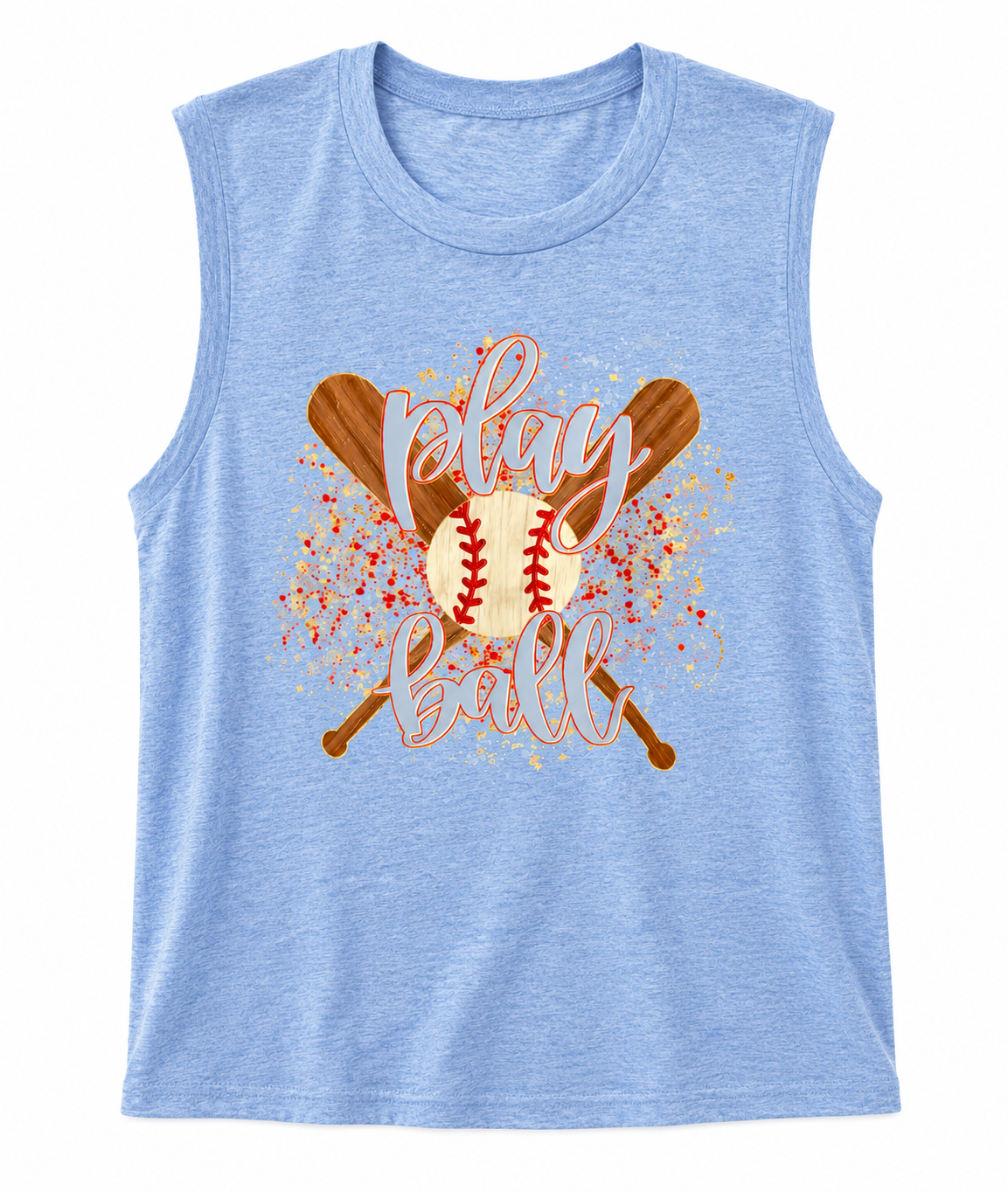 'Play Ball' Tank or Tee (Multiple Colors)