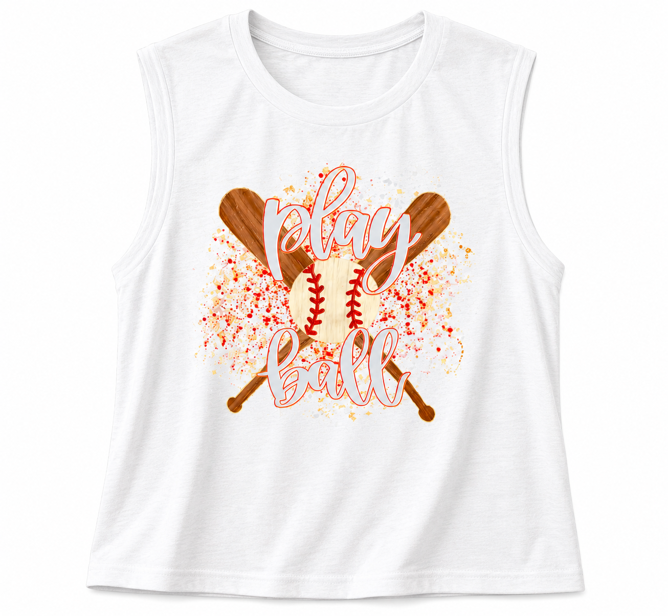 'Play Ball' Tank or Tee (Multiple Colors)