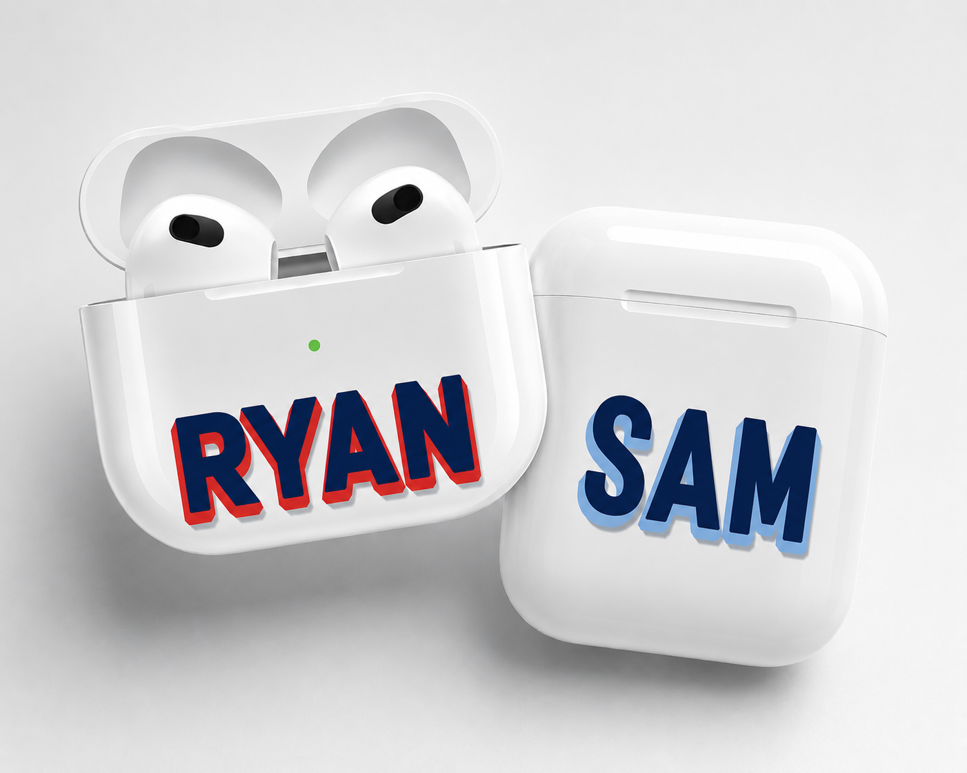 Custom 'Name' Double-Layer Permanent Vinyl Sticker